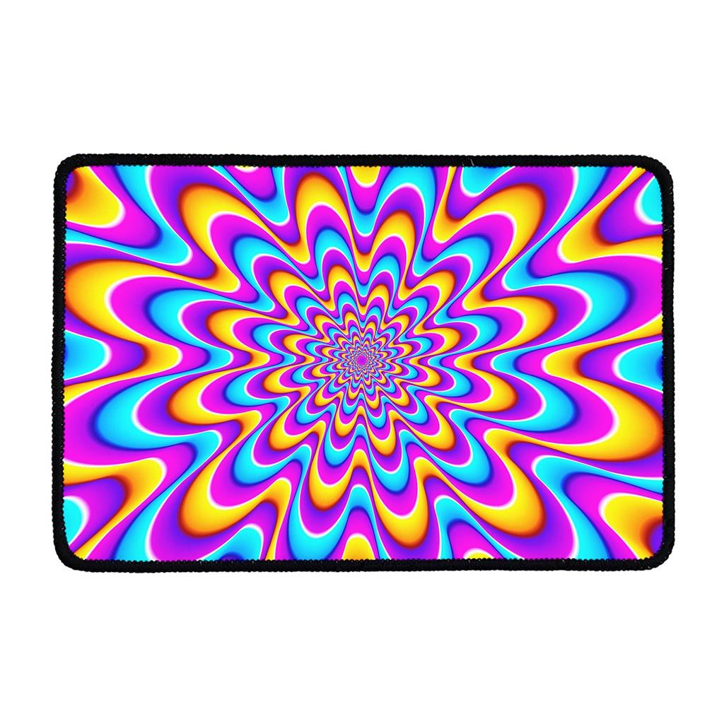 Splashing Colors Moving Optical Illusion Kitchen Mat