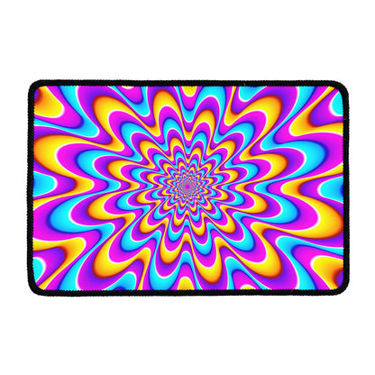 Splashing Colors Moving Optical Illusion Kitchen Mat