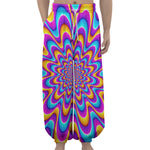 Splashing Colors Moving Optical Illusion Lantern Pants