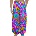 Splashing Colors Moving Optical Illusion Lantern Pants