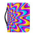 Splashing Colors Moving Optical Illusion Leather Bible Cover