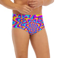 Splashing Colors Moving Optical Illusion Men's Briefs
