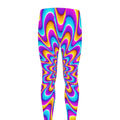 Splashing Colors Moving Optical Illusion Men's Leggings