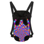 Splashing Colors Moving Optical Illusion Pet Carrier Backpack