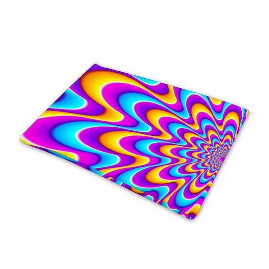 Splashing Colors Moving Optical Illusion Pet Cooling Mat Cover