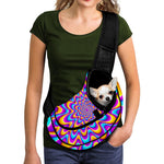 Splashing Colors Moving Optical Illusion Pet Sling Carrier
