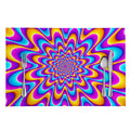 Splashing Colors Moving Optical Illusion Placemat
