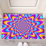 Splashing Colors Moving Optical Illusion Rubber Doormat