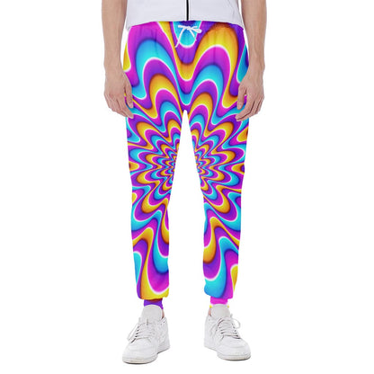 Splashing Colors Moving Optical Illusion Scuba Joggers