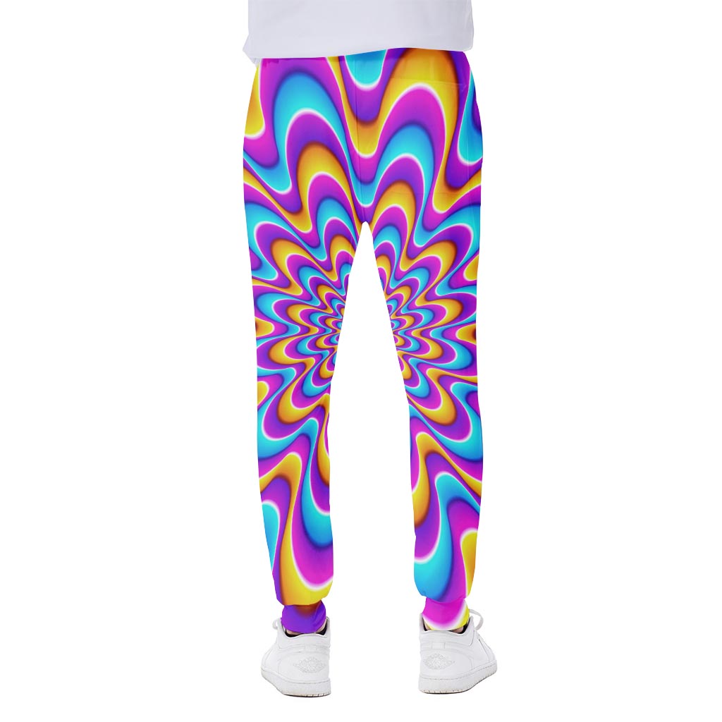 Splashing Colors Moving Optical Illusion Scuba Joggers