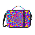 Splashing Colors Moving Optical Illusion Shoulder Strap Bible Bag