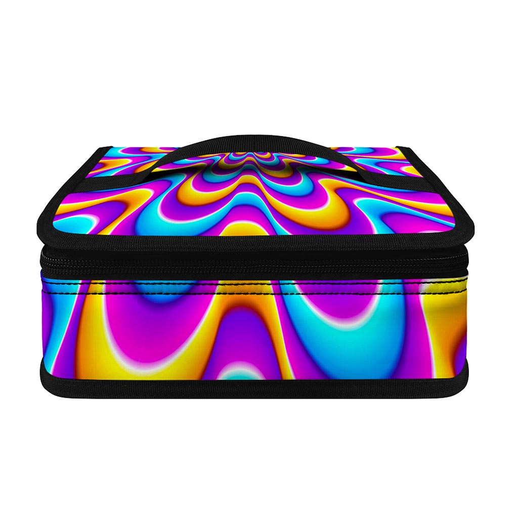 Splashing Colors Moving Optical Illusion Small Lunch Bag