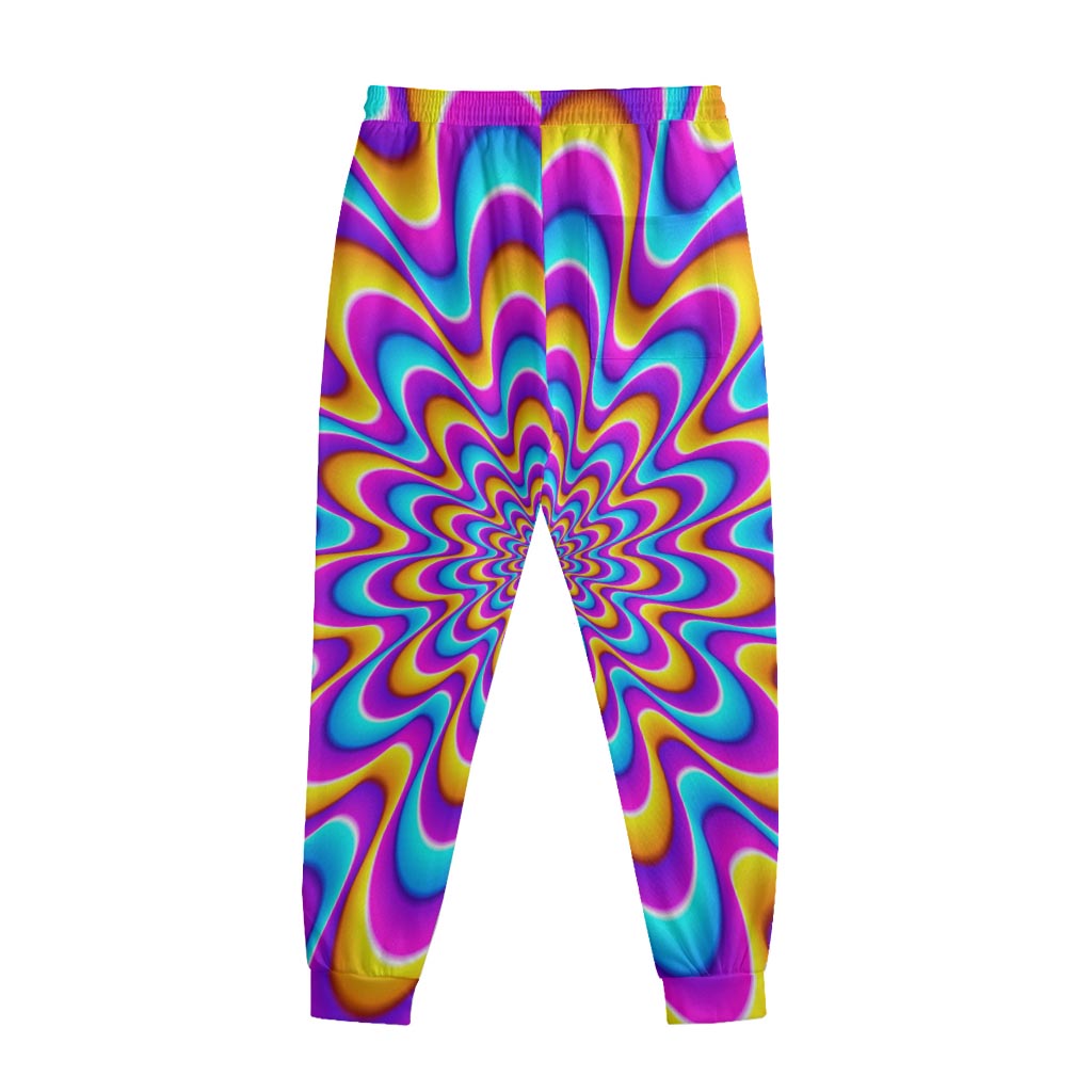 Splashing Colors Moving Optical Illusion Sweatpants