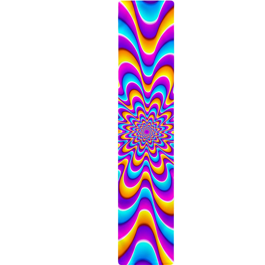 Splashing Colors Moving Optical Illusion Table Runner