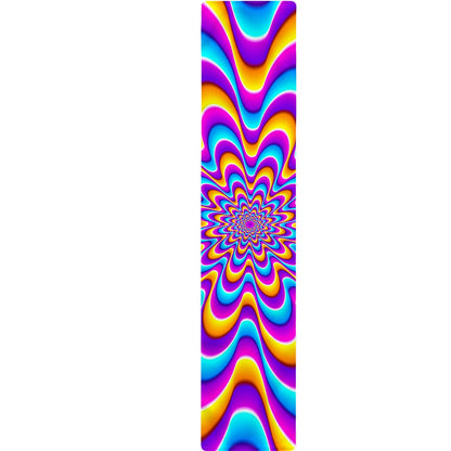 Splashing Colors Moving Optical Illusion Table Runner