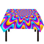 Splashing Colors Moving Optical Illusion Tablecloth
