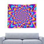 Splashing Colors Moving Optical Illusion Tapestry
