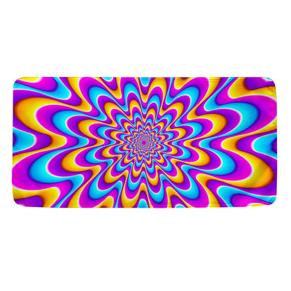 Splashing Colors Moving Optical Illusion Towel