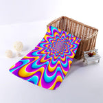Splashing Colors Moving Optical Illusion Towel