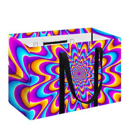 Splashing Colors Moving Optical Illusion Utility Tote Bag