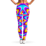 Splashing Colors Moving Optical Illusion Women's Leggings