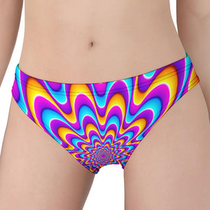 Splashing Colors Moving Optical Illusion Women's Panties