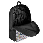 Spring Butterfly Pattern Print 17 Inch Backpack