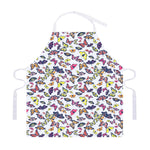 Spring Butterfly Pattern Print Adjustable Apron