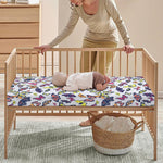Spring Butterfly Pattern Print Baby Crib Sheet
