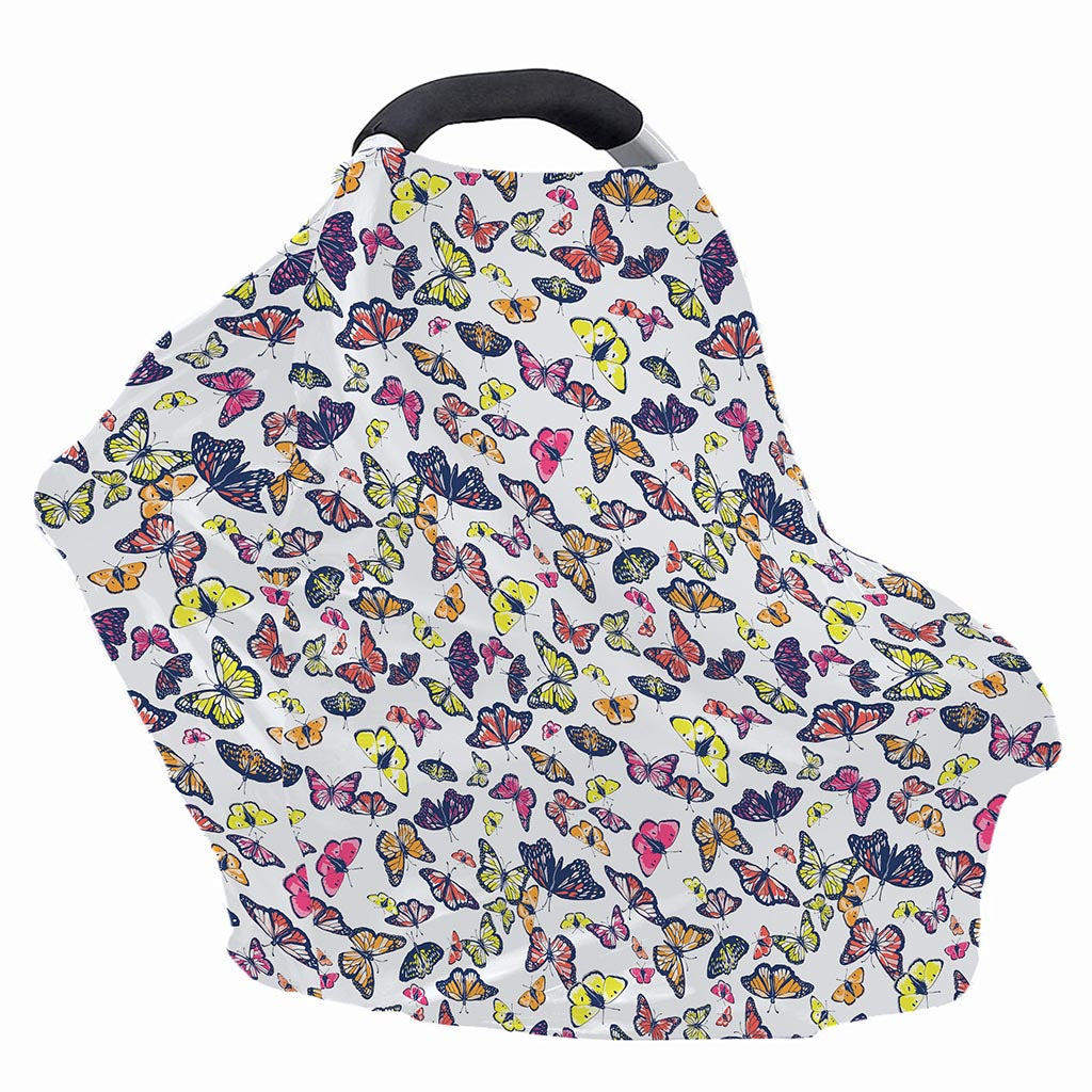 Spring Butterfly Pattern Print Baby Seat Cover