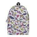 Spring Butterfly Pattern Print School Backpack