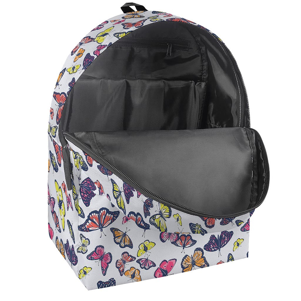 Spring Butterfly Pattern Print Backpack