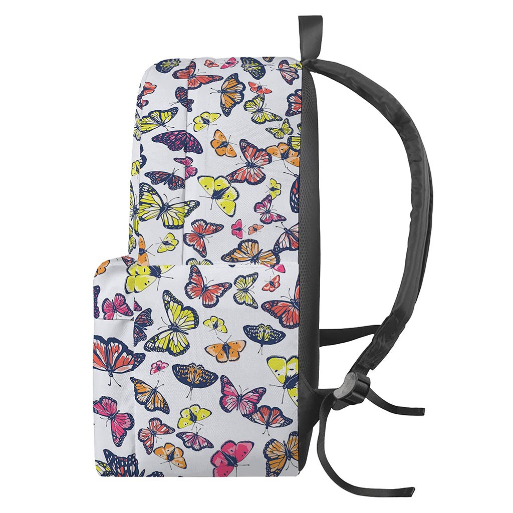 Spring Butterfly Pattern Print Backpack