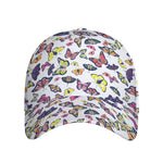 Spring Butterfly Pattern Print Baseball Cap