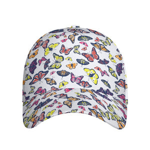 Spring Butterfly Pattern Print Baseball Cap