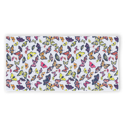 Spring Butterfly Pattern Print Beach Towel