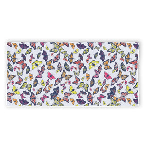 Spring Butterfly Pattern Print Beach Towel