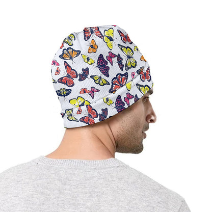 Spring Butterfly Pattern Print Beanie