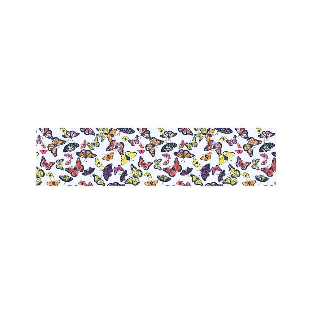 Spring Butterfly Pattern Print Bed Runner