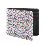 Spring Butterfly Pattern Print Bifold Wallet