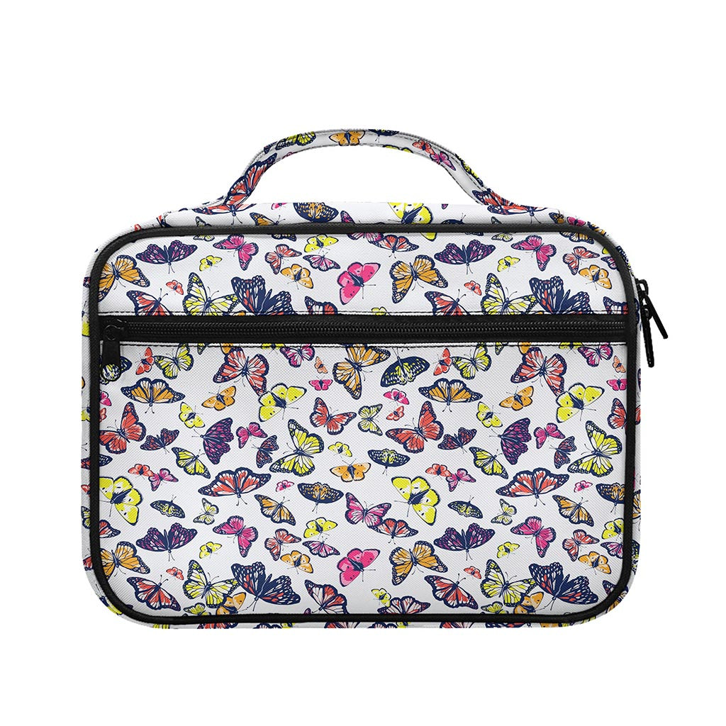 Spring Butterfly Pattern Print Briefcase Bible Bag
