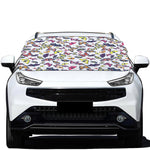 Spring Butterfly Pattern Print Car Windshield Snow Cover