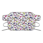 Spring Butterfly Pattern Print Car Windshield Snow Cover
