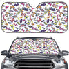 Spring Butterfly Pattern Print Car Windshield Sun Shade