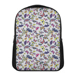 Spring Butterfly Pattern Print Casual Backpack
