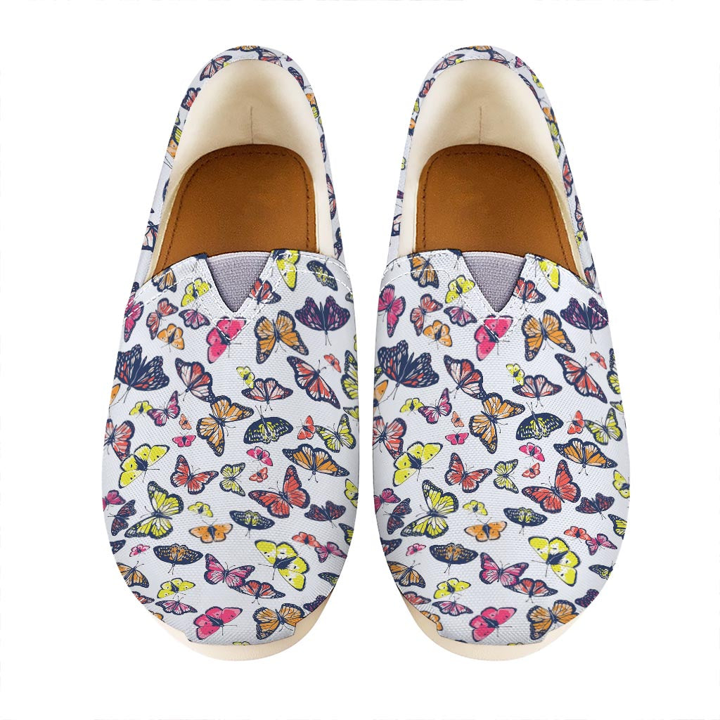 Spring Butterfly Pattern Print Casual Shoes
