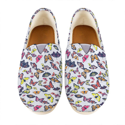 Spring Butterfly Pattern Print Casual Shoes