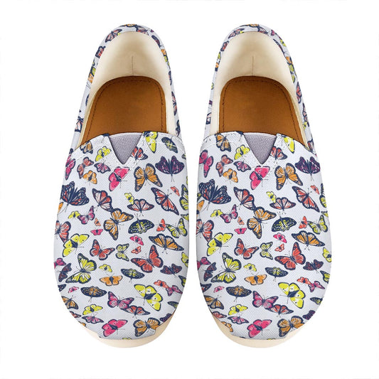 Spring Butterfly Pattern Print Casual Shoes