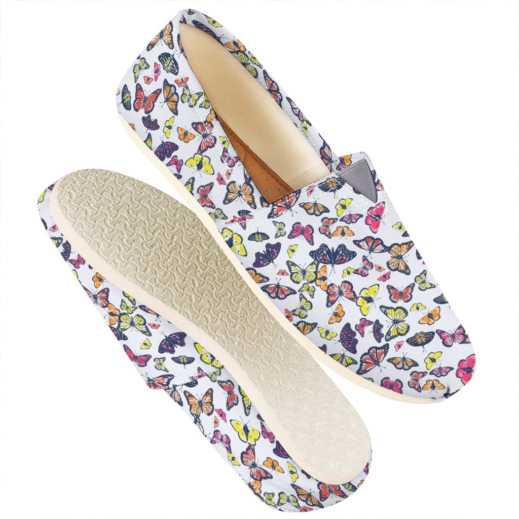 Spring Butterfly Pattern Print Casual Shoes