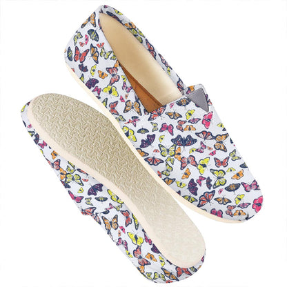 Spring Butterfly Pattern Print Casual Shoes